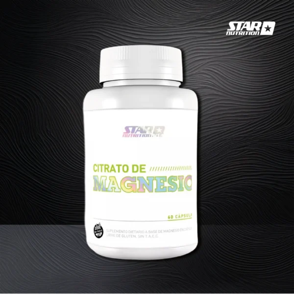 Citrato De Magnesio 500grs X 60 Capsulas - Star Nutrition